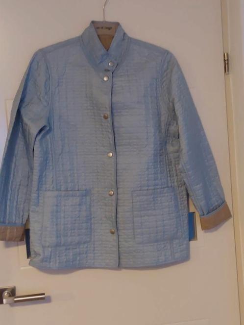 2 ZIJDIG DRAAGBAAR JASJE MAAT 42-44, Kleding | Dames, Jassen | Zomer, Zo goed als nieuw, Maat 42/44 (L), Blauw, Ophalen of Verzenden