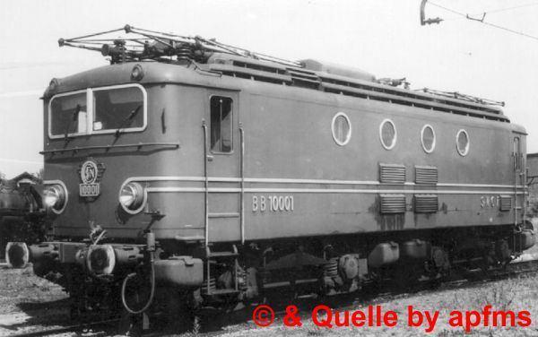 MARKLIN SEF/3012 Franse metalen oldtimer loc BB 8100 1950/60, Hobby en Vrije tijd, Modeltreinen | H0, Zo goed als nieuw, Locomotief