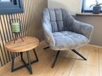 Fauteuil Beauty, 3 kleuren weefstof, Nieuw, 75 tot 100 cm, Ophalen of Verzenden, Metaal
