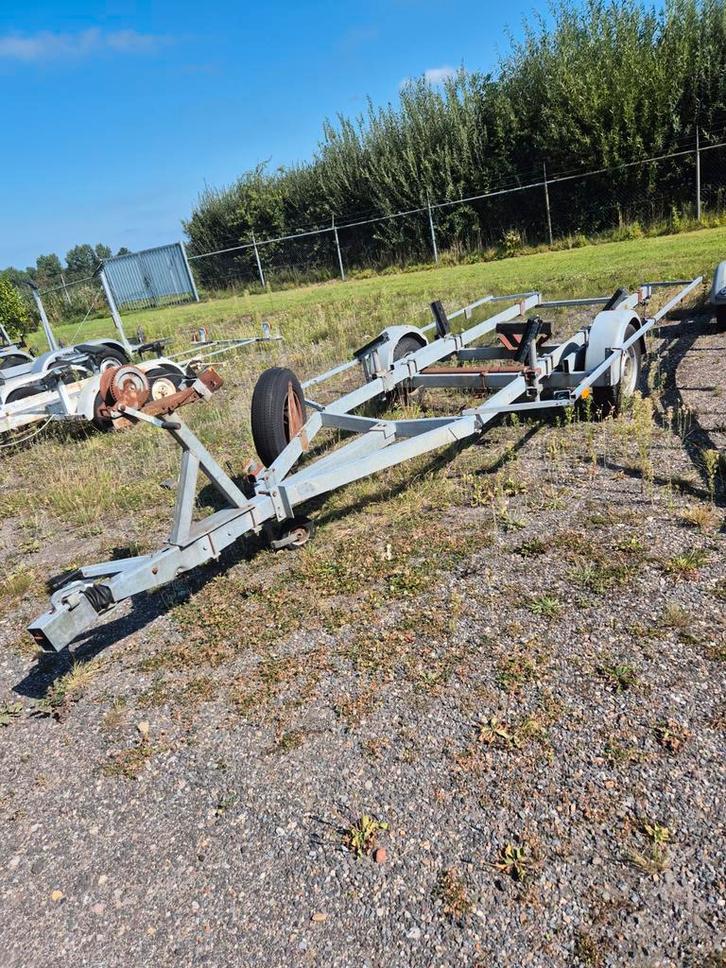 Sloepentrailer, kielboottrailer, trailer met sloep, Watersport en Boten, Boottrailers, Gebruikt, Sloepentrailer, Minder dan 1500 kg