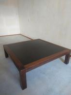 Prachtige salontafel, vierkant, Leolux, Huis en Inrichting, Tafels | Salontafels, Ophalen, 100 tot 150 cm, Vierkant, 50 tot 100 cm