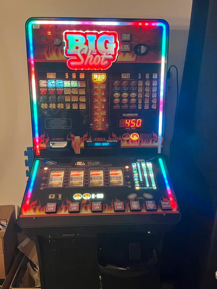 Big Shot Arcade Halversie Gokkast Fruitautomaat Biljetlezer, Verzamelen, Automaten | Gokkasten en Fruitautomaten, Zo goed als nieuw