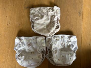 Modern cloth Nappies zag 3 overbroekjes one size beschikbaar voor biedingen