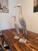 2 houten siervogels, Ophalen of Verzenden, Zo goed als nieuw
