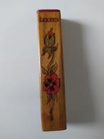 Oude houten haaknaalden koker, Antiek en Kunst, Ophalen of Verzenden