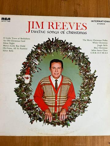 Kerst LP - Jim Reeves - Twelve Songs of Christmas beschikbaar voor biedingen