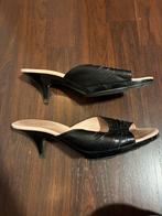 CC Muiltjes Leer Zwart design- maat 41 Gebruikte Staat, Kleding | Dames, Schoenen, Zwart, Gedragen, Chanel, Sandalen of Muiltjes
