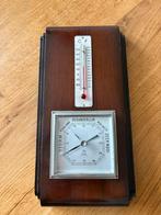 HGM Hobla weerstation thermometer barometer houten ondergron, Audio, Tv en Foto, Weerstations en Barometers, Ophalen of Verzenden