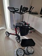 Navigator rollator met onderarmschalen en 4 nieuwe wielen, Ophalen of Verzenden, Lichtgewicht