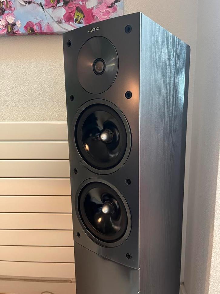 Jamo vloerstaande luidspreker, Jamo S-506, Audio, Tv en Foto, Luidsprekers, Gebruikt, Front, Rear of Stereo speakers, 60 tot 120 watt