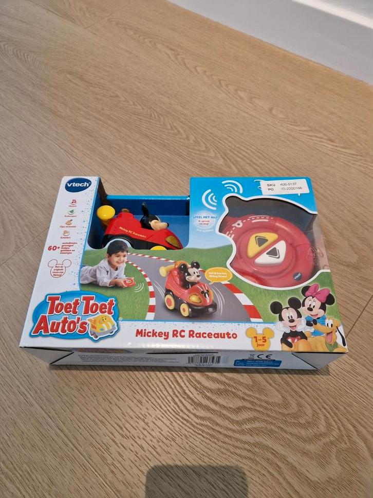 VTech Toet Toet Auto's Mickey RC Raceauto, Kinderen en Baby's, Speelgoed | Vtech, Nieuw, 6 maanden tot 2 jaar, Ophalen of Verzenden