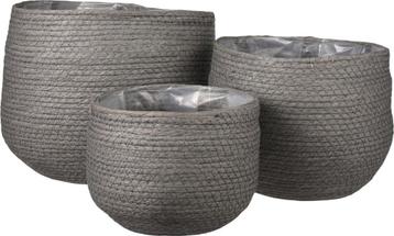 Set van 3 planten manden/bloempotten Mica decorations, nieuw beschikbaar voor biedingen