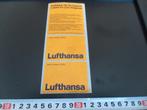 sticker LUFTHANSA  Luchtvaart, Ophalen, Zo goed als nieuw, Sticker