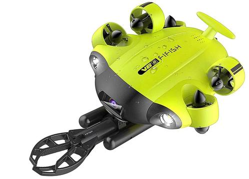 FIFISH V6S Onderwaterdrone met Grijparm, 100 meter diepte, Audio, Tv en Foto, Drones, Zo goed als nieuw, Drone met camera, Ophalen