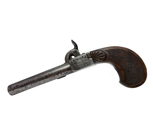 zakpistool percussie van de Belgische wapensmit Francotte, Verzamelen, Militaria | Algemeen, Landmacht, Overige gebieden, Ophalen of Verzenden