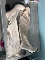 Overknee laarzen - Nieuwstaat met klein vlekje, Hoge laarzen, Beige, Ophalen of Verzenden, Zo goed als nieuw
