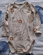 Hema jungle romper lange mouw maat 50/56 unisex baby, Nacht- of Onderkleding, Zo goed als nieuw, Hema, Verzenden
