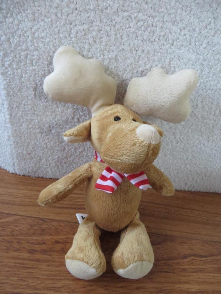 Mooie eland van Kinder (T), Kinderen en Baby's, Speelgoed | Knuffels en Pluche, Zo goed als nieuw, Overige typen, Ophalen of Verzenden