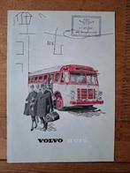 Volvo B 615 autobus brochure - 1954, Ophalen of Verzenden, Gelezen, Volvo