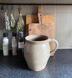 Oude greskan-grespot-pot-landelijk-sober-brocante, Antiek en Kunst, Ophalen of Verzenden