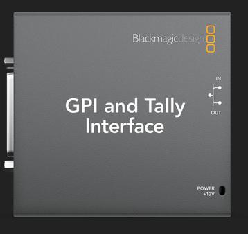 Blackmagic Design GPI and Tally Interface beschikbaar voor biedingen