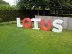 Lotus Reclame  Reuzeletters Uniek Mancave, Ophalen, Zo goed als nieuw, Reclamebord