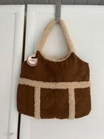 Leuke draagtas met bont, Sieraden, Tassen en Uiterlijk, Tassen | Damestassen, Ophalen of Verzenden, Nieuw, Bruin, Overige typen