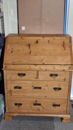 secretaire grenen bureau, Huis en Inrichting, Ophalen, Gebruikt