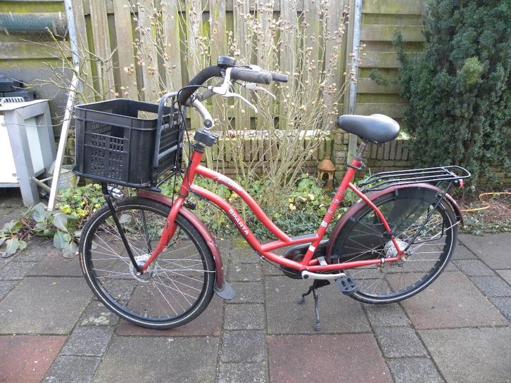 Stoere cargo fiets transportfiets stevige  model, Fietsen en Brommers, Fietsen | Dames | Moederfietsen, Gebruikt, Sparta, 53 tot 56 cm