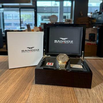 Sandoz Herenhorloge 81521-47 Goud | Nette staat met garantie beschikbaar voor biedingen