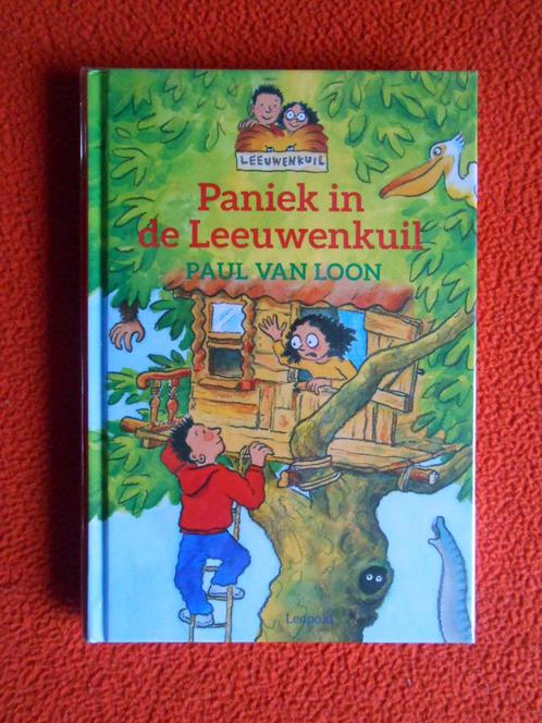 Paul van Loon: Paniek in de Leeuwenkuil, Boeken, Kinderboeken | Jeugd | onder 10 jaar, Zo goed als nieuw, Ophalen of Verzenden