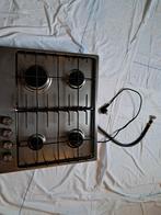 Tekoop kookplaat inbouw roestvrijstalen 4 pit, Zo goed als nieuw, Inbouw, Gas, 4 kookzones