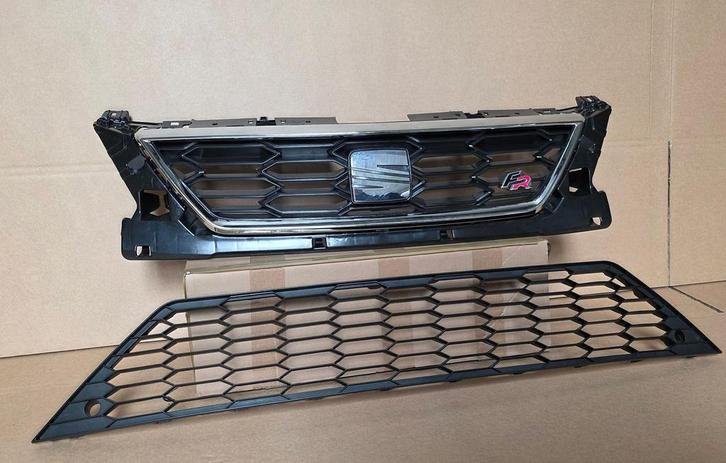 Grill Seat Leon 3 III 5F FACELIFT GRILLE FR SET 5F0853654J, Auto-onderdelen, Carrosserie en Plaatwerk, Bumper, Voor, Nieuw, Herkomst onderdeel bekend