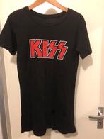 Kiss logo  band t-shirt. Mt: M=36/38 lang model, Ophalen of Verzenden, Zo goed als nieuw