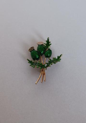 Distels broche beschikbaar voor biedingen