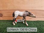 Schleich 13619 Knabstrupper veulen met vaantje uit 2007, Ophalen of Verzenden, Zo goed als nieuw, Paard, Beeldje of Figuurtje