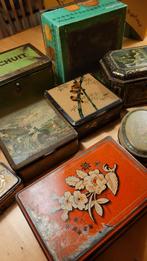 Antieke blikken o.a. Verkade & Buisman, Verzamelen, Blikken, Ophalen of Verzenden, Gebruikt, Overige, Verkade