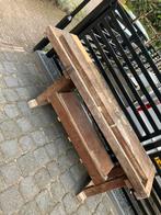 Oude houten werkbank, Doe-het-zelf en Verbouw, Werkbanken, Ophalen, Zo goed als nieuw, Bankschroef