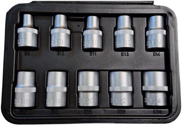 Dopset Torx E socket 10dlg – Nieuw beschikbaar voor biedingen