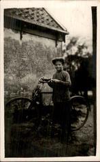 Schagen - Kind met fiets, Ophalen of Verzenden, Voor 1920, Ongelopen, Zuid-Holland