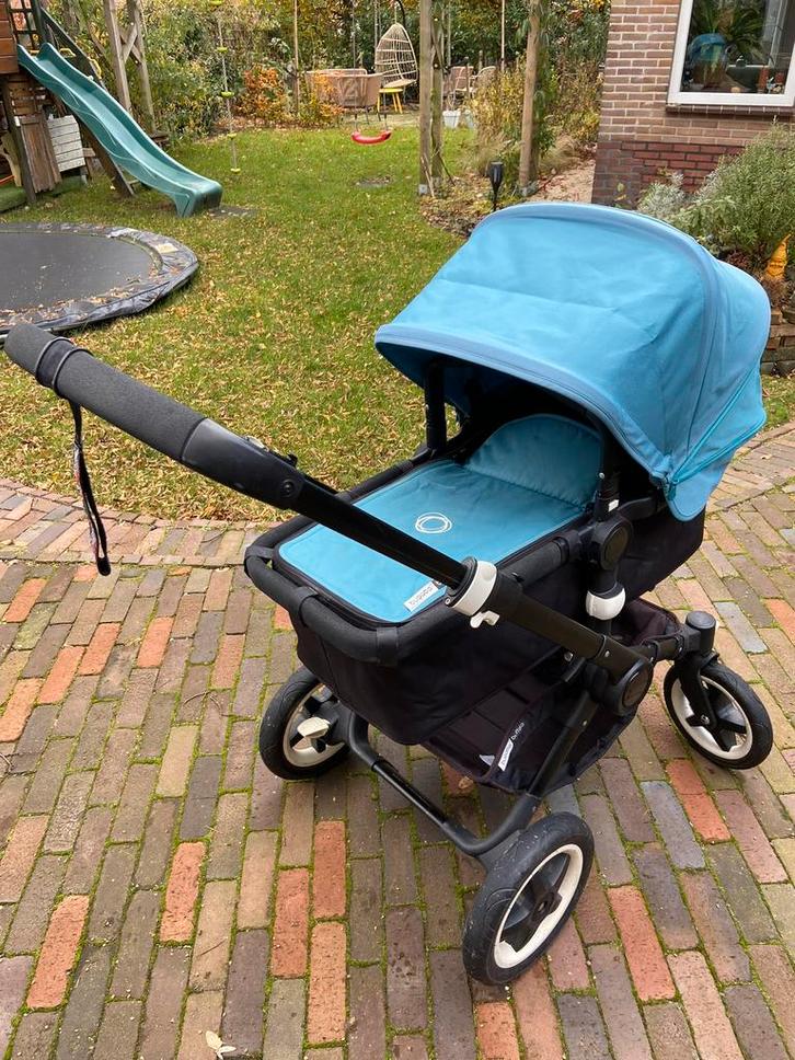 Bugaboo Buffalo met extras, Kinderen en Baby's, Kinderwagens en Combinaties, Gebruikt, Combiwagen, Bugaboo, Met reiswieg, Verstelbare duwstang