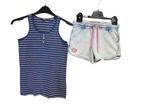 Mooi blauw glitter SCOTCH & SODA singlet maat 12/ 152., Kinderen en Baby's, Kinderkleding | Maat 152, Zo goed als nieuw, Shirt of Longsleeve
