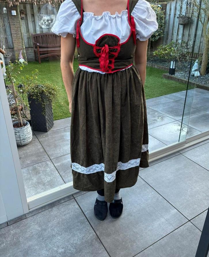 Tiroler Jurk Maat 38/M, Kleding | Dames, Carnavalskleding en Feestkleding, Zo goed als nieuw, Kleding, Carnaval, Maat 38/40 (M)