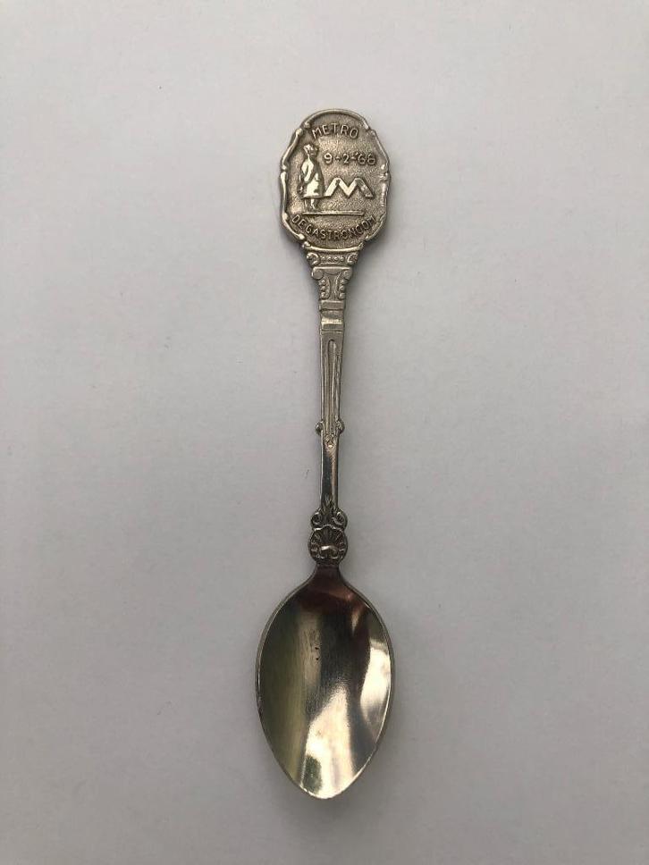 Mooi Metro De Gastronoom 9-2-'68 lepeltje theelepeltje lepel, Antiek en Kunst, Antiek | Bestek, Ophalen of Verzenden