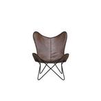 Vlinderstoel, Ophalen, Gebruikt, Bruin, Eén