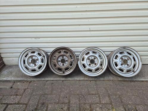 Originele Stalen Velgenset 4x100 – Perfect voor BMW E21 & 02, Auto-onderdelen, Banden en Velgen, Velg(en), Zomerbanden, 13 inch