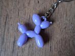 Sleutelhanger : Ballon hondje : Paars !!, Info@keycharms.nl, Overige typen, Nieuw, Medemblik