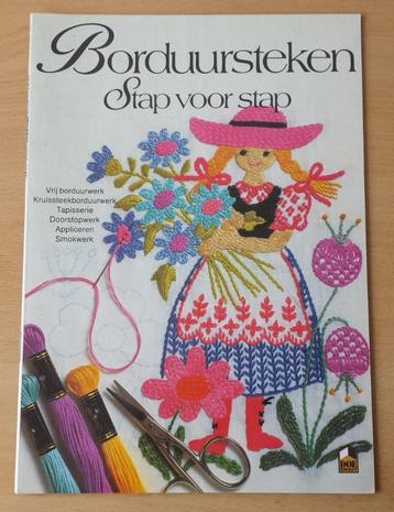 Borduursteken Stap voor Stap - Doe Boeken - 1982 beschikbaar voor biedingen