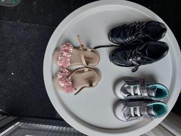 3x meisjes sandalen/schoenen beschikbaar voor biedingen