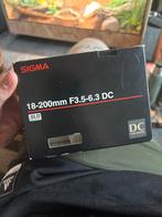 Sigma 18-200mm f/3.5-6.3 DC zoomlens voor Sony A-mount, Ophalen of Verzenden, Telelens, Zoom